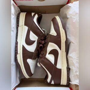 NIKE dunk low, cacao brown